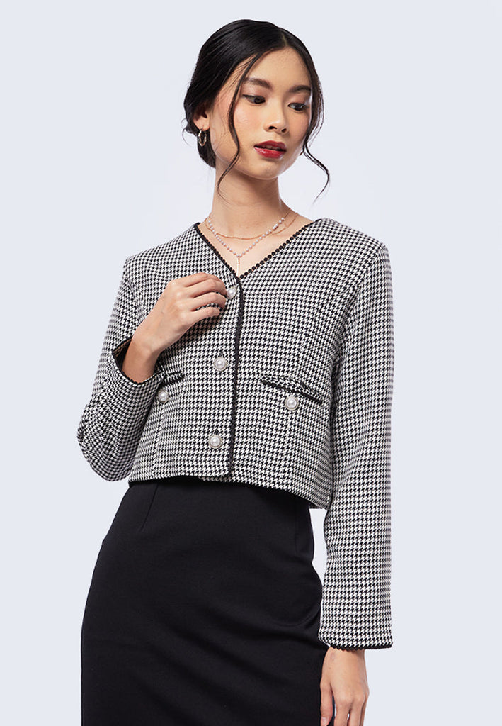 Houndstooth Tweed Outer