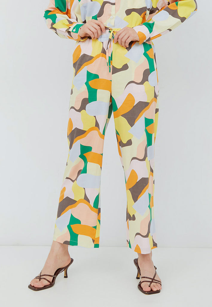 Printed Relaxed Long Pants