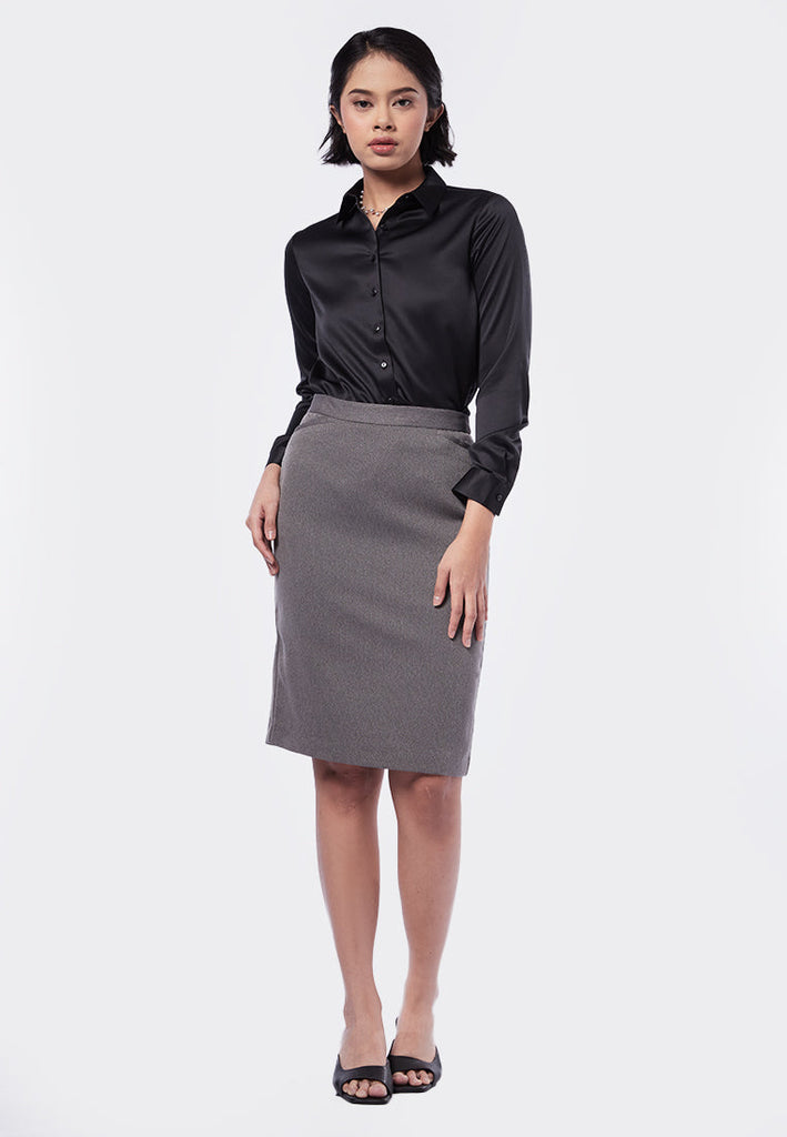 Basic Fitted Pencil Skirt