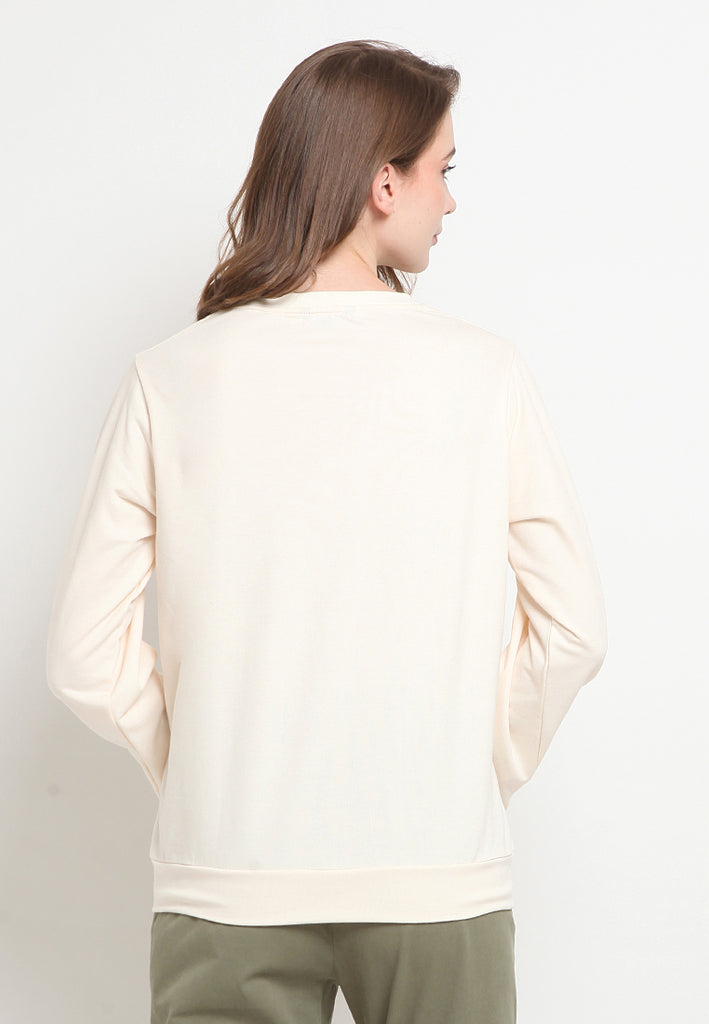 Long Sleeve Printed Sweatshirt