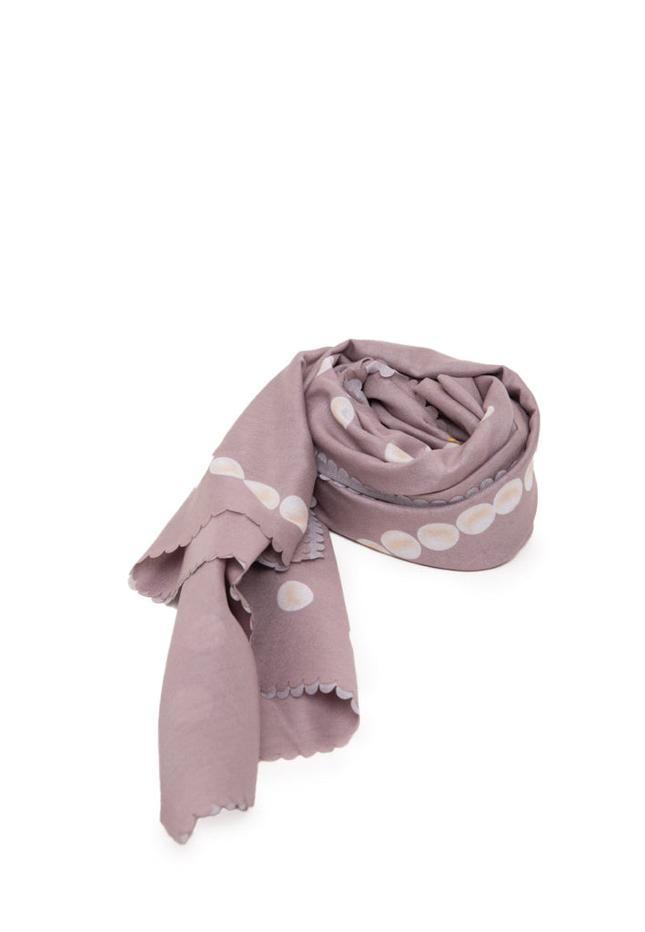 Printed Square Scarves Taupe