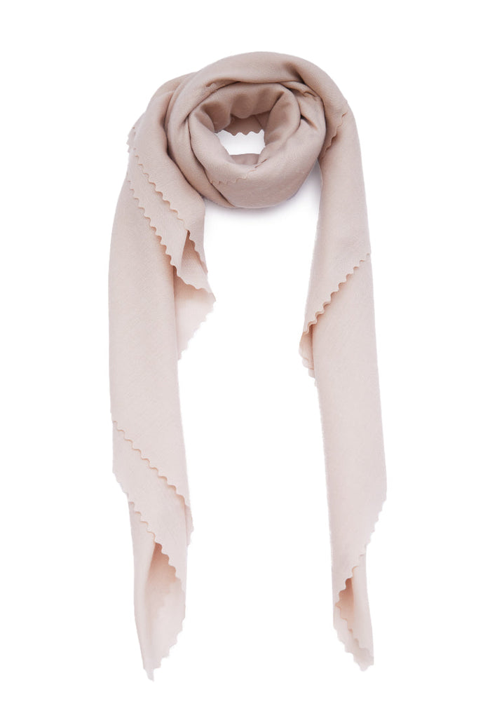 Solid Oatmeal Square Scarf