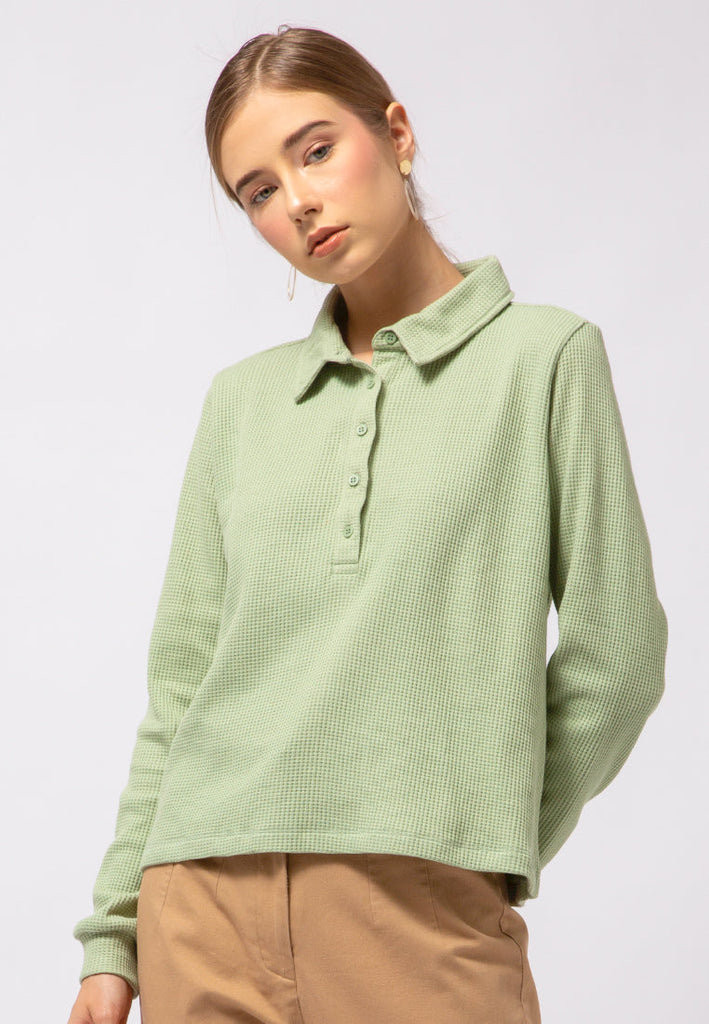 Long Sleeve Polo Shirt