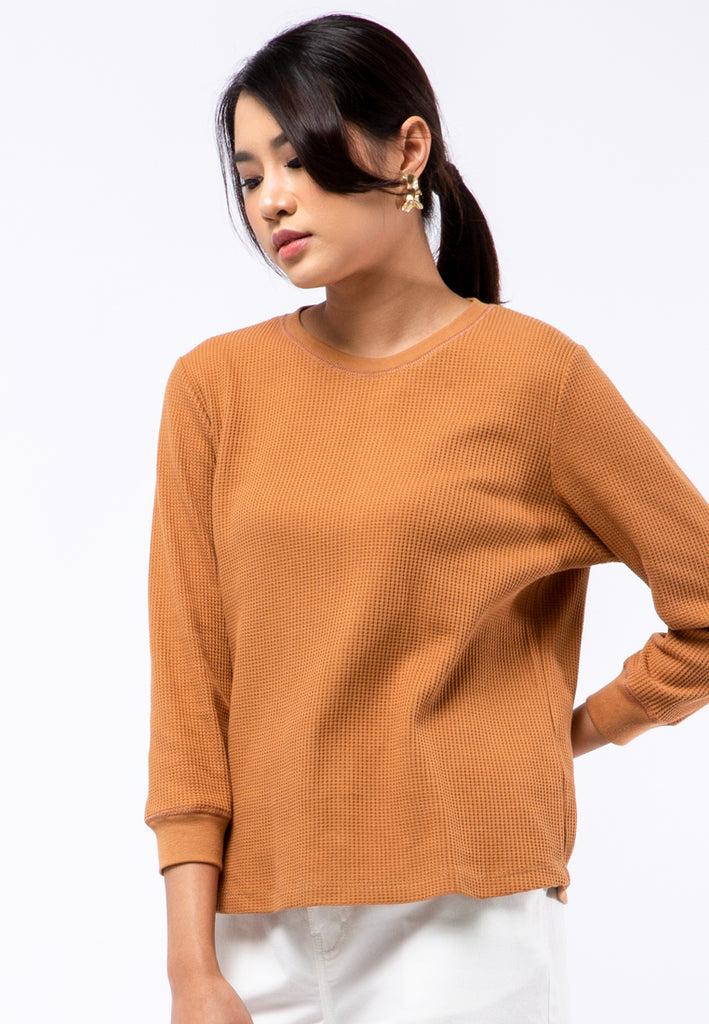 7/8 Sleeve Knit Top