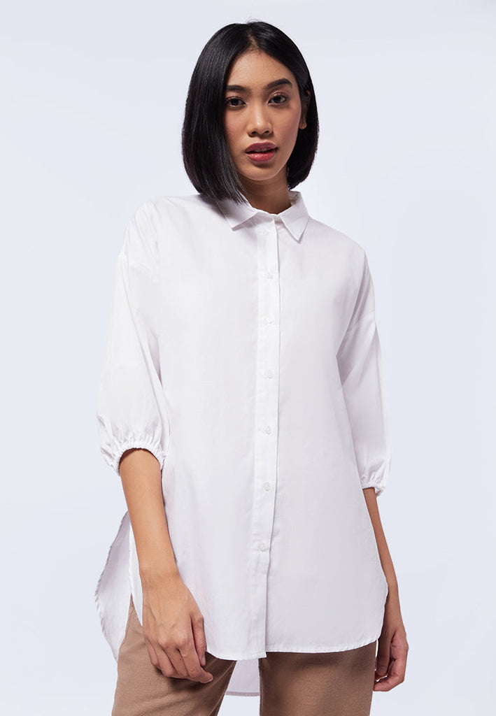 Balloon Sleeve Loose Tunic