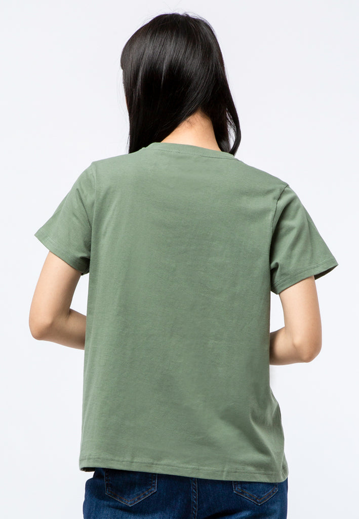 Round Sleeves Basic T-shirt