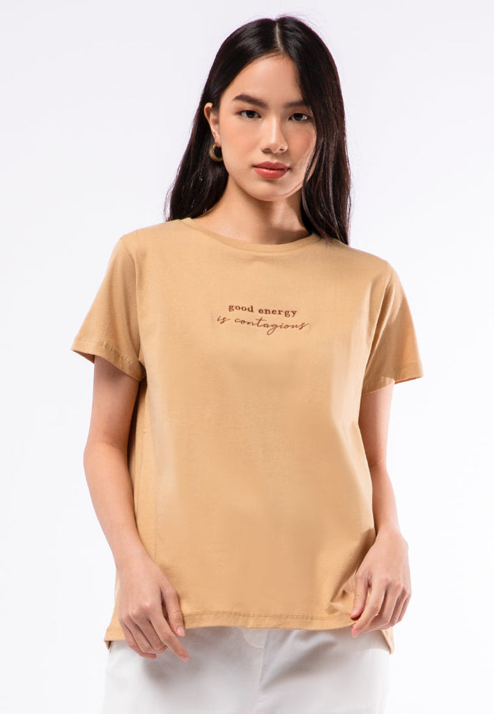 Embroidered Short Sleeve T-shirt
