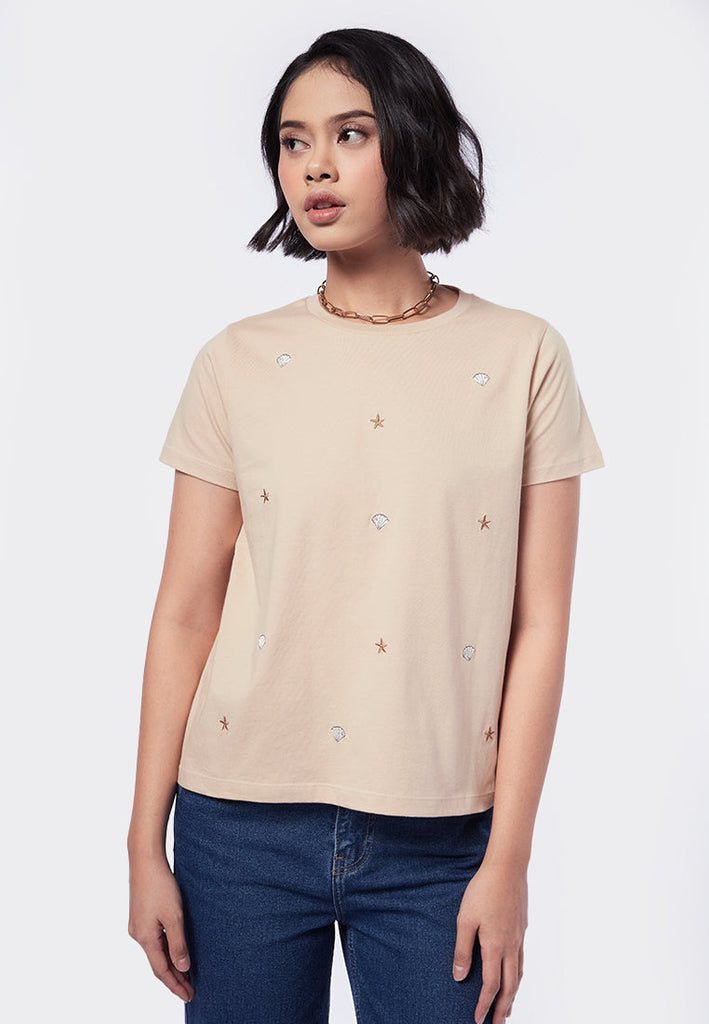 Short Sleeve Embroidered T-Shirt