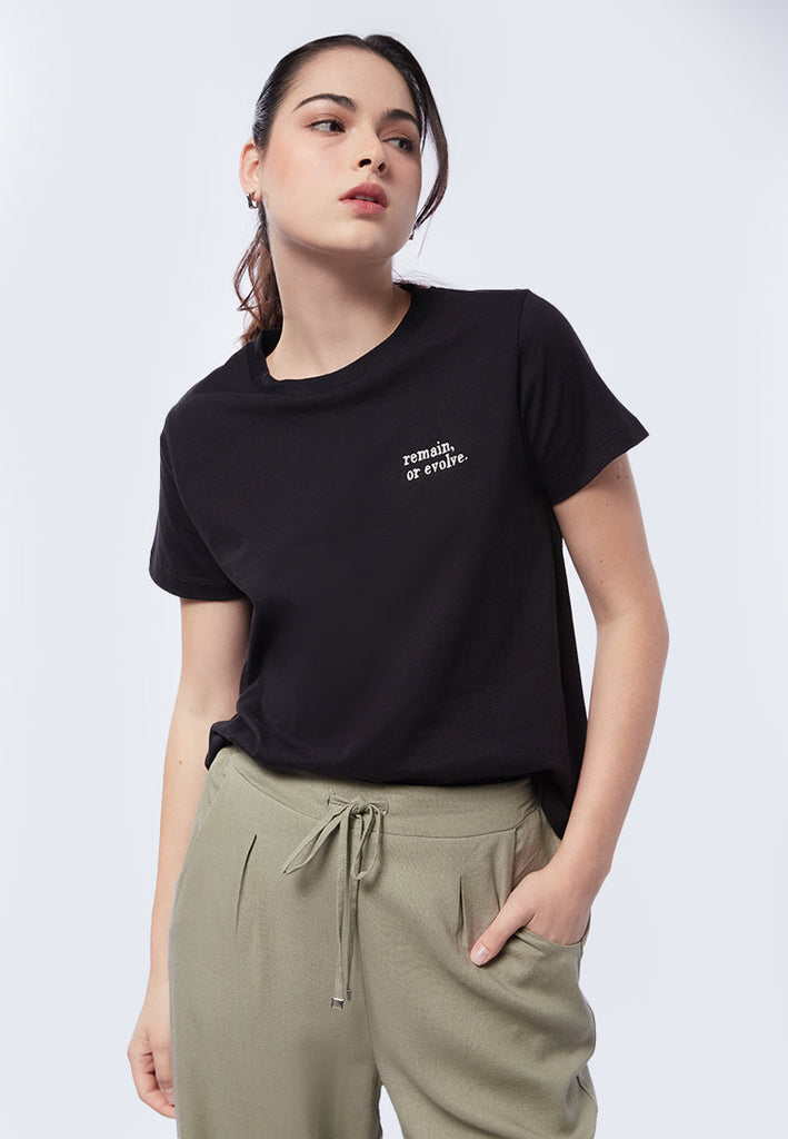 Embroidered Short Sleeve T-Shirt