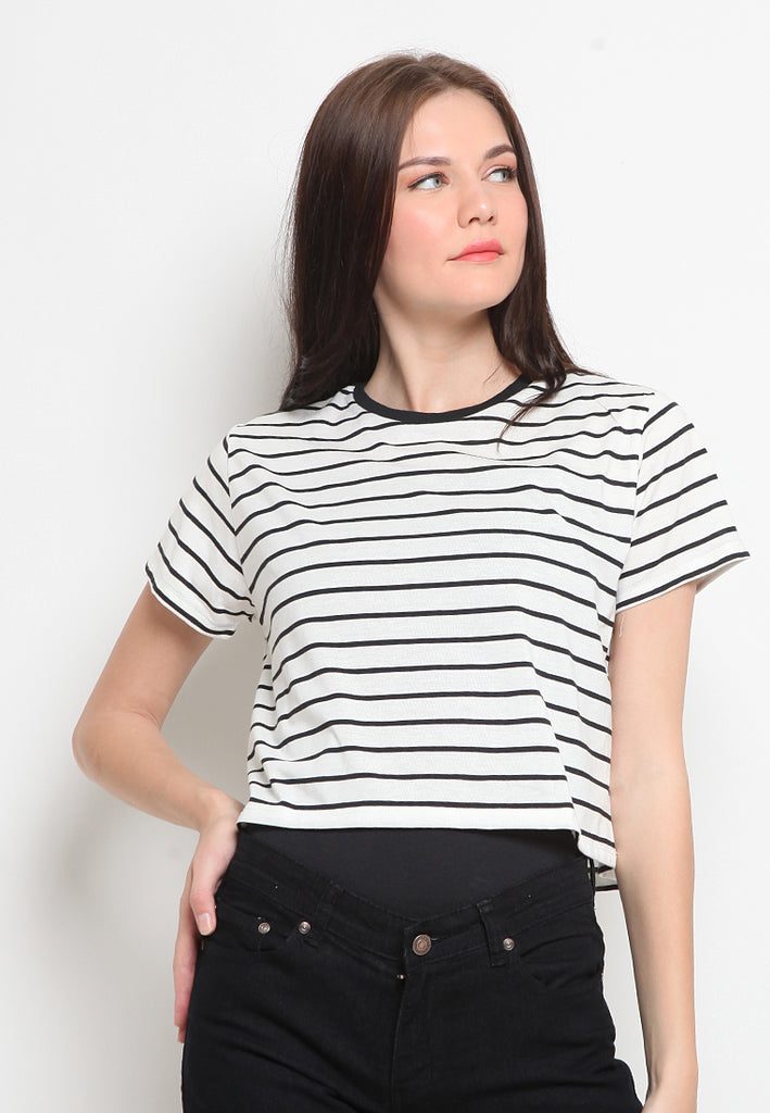 Short Sleeve Stripe T-shirt
