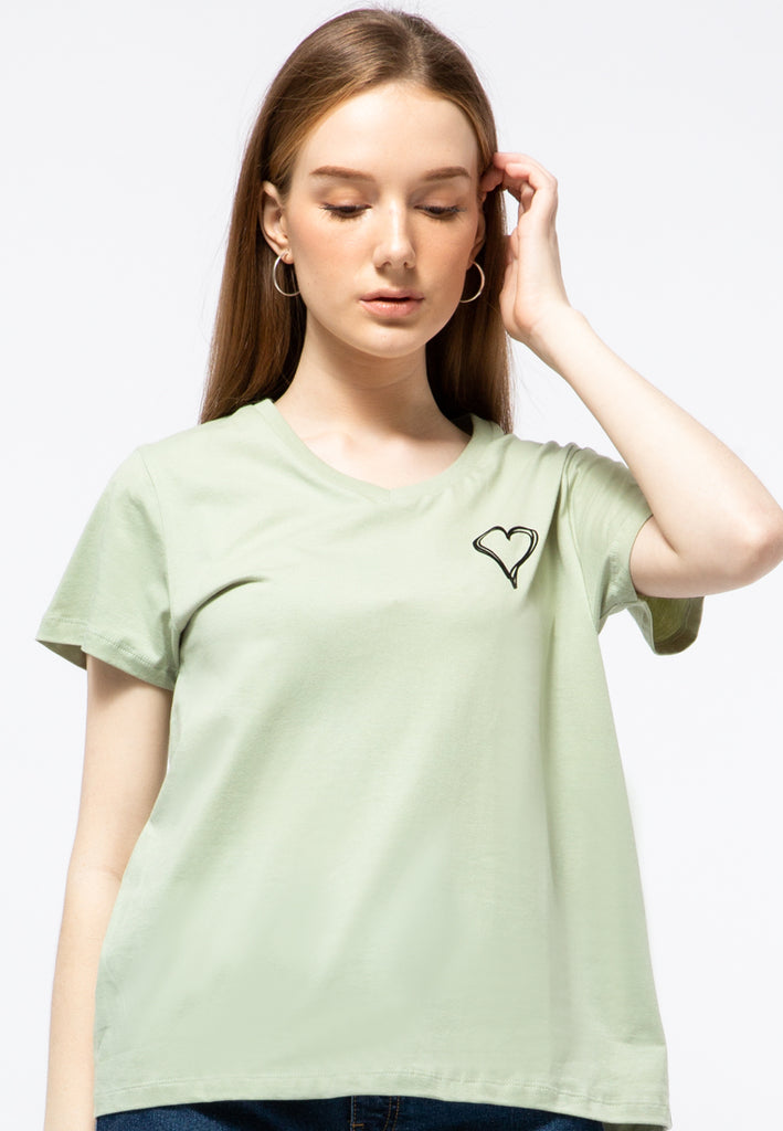 Heart Short Sleeve T-shirt