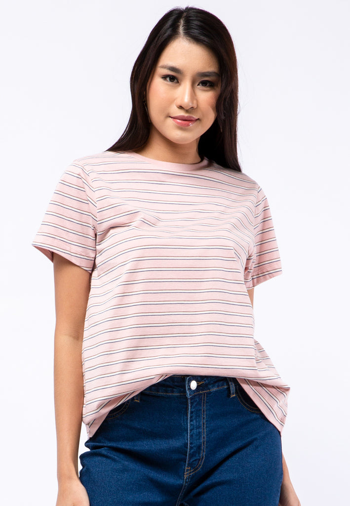 Short Sleeve Stripe T-shirt