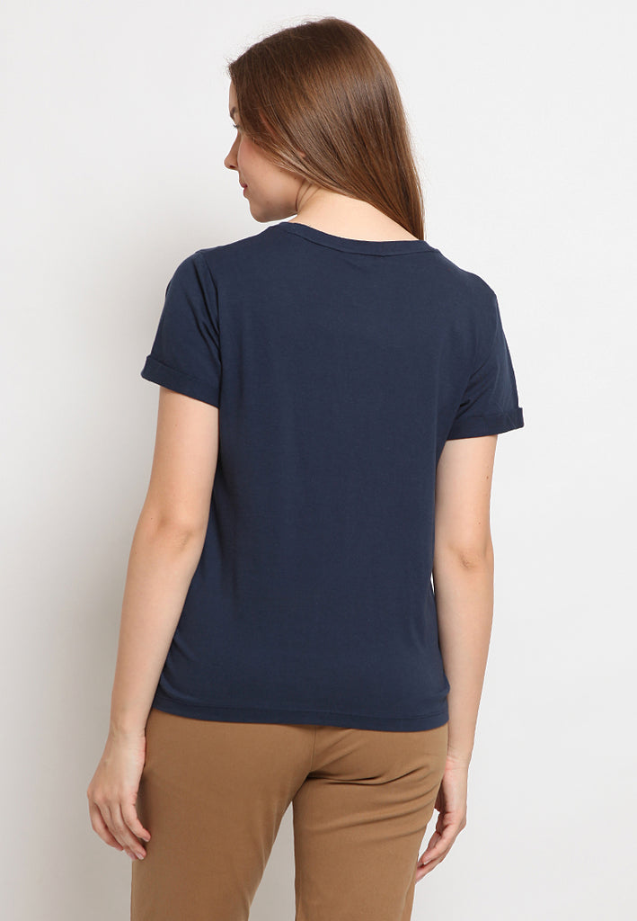 Round Neck Printed T-Shirt