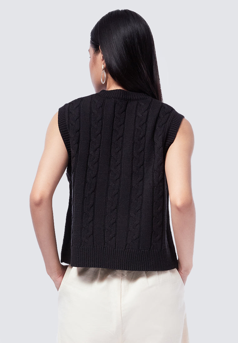 Cable Knit Vest - Main Image