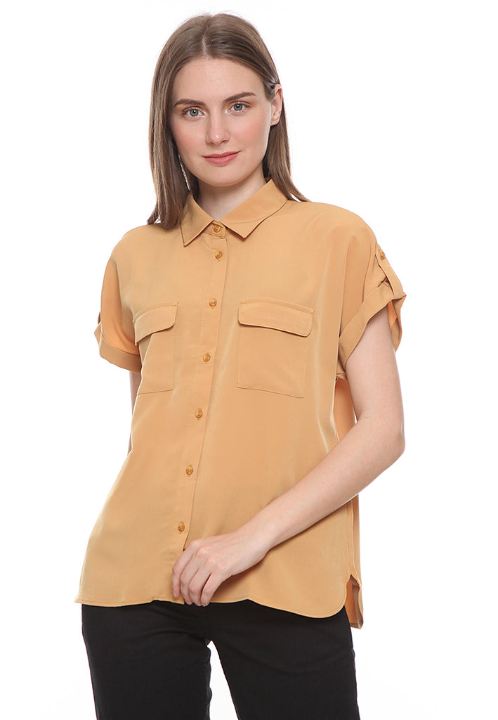 Pocket front short sleeve Shirt