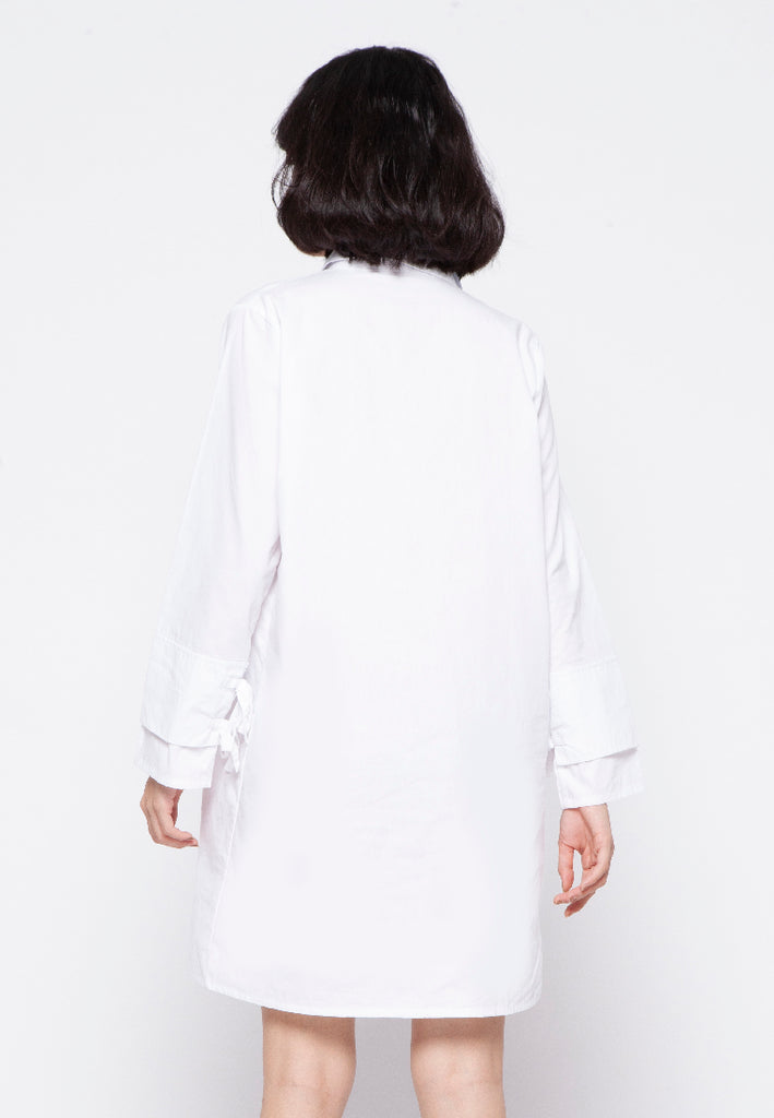 Shirt Dress with Double Cuff Detail