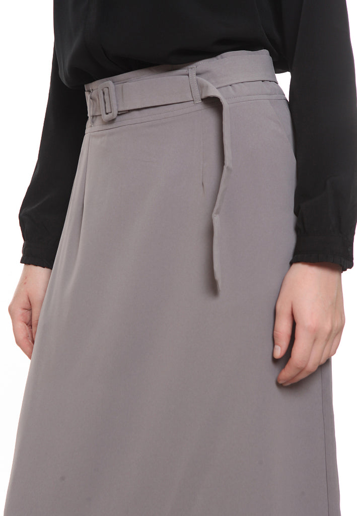 Highwaist A-line Maxi Skirt