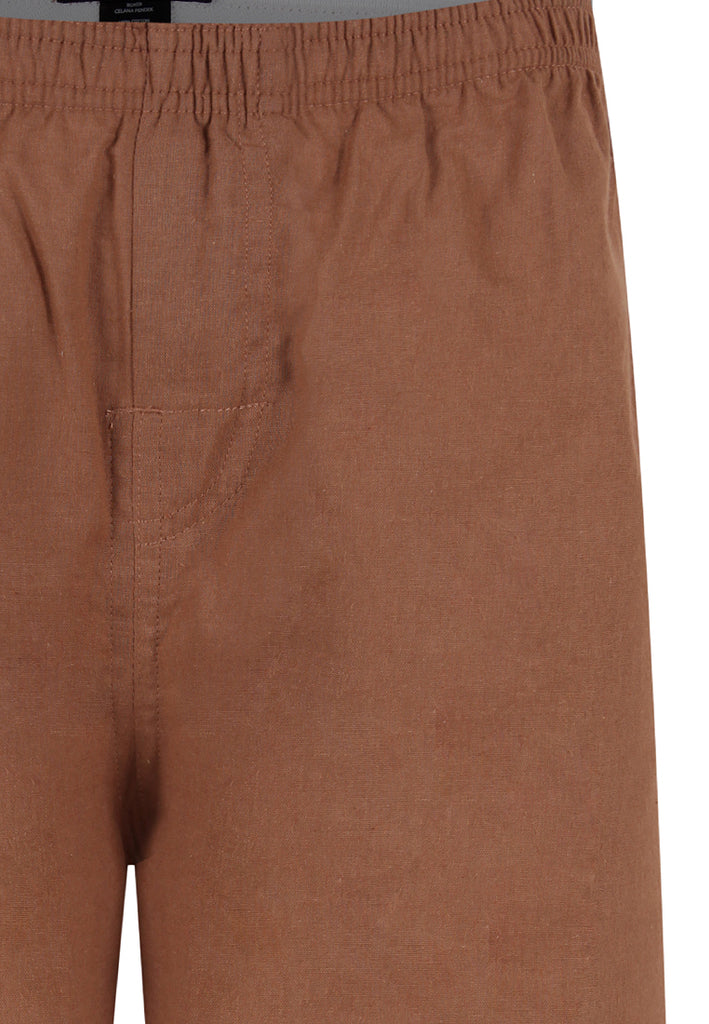 THE EXECUTIVE BOXER BROWN SOLID